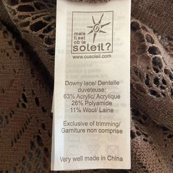 Mais il est ou le  Soleil | Lace Long Sleeve Fit & Flare Sweater - Picture 9 of 11